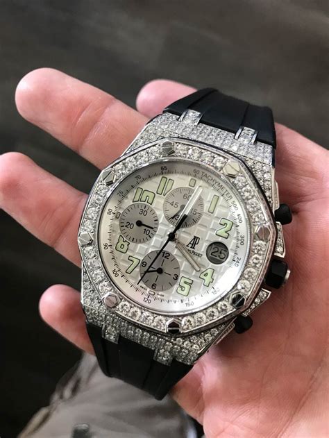 audemars piguet iced out watch|certified pre owned audemars piguet.